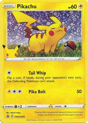 Pikachu (General Mills) SWSH039  - Holofoil Miscellaneous Cards & Products - Promo