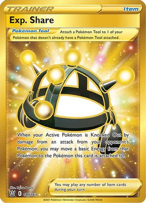 Exp. Share (Secret) 180/163  - Holofoil SWSH05 Battle Styles - Secret Rare