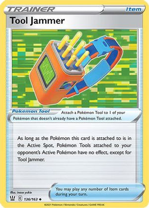 Tool Jammer 136/163  SWSH05 Battle Styles - Uncommon