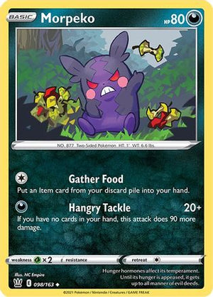 Morpeko 098/163  SWSH05 Battle Styles - Uncommon