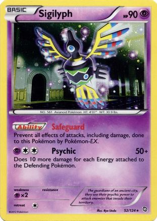 Sigilyph (Cosmos Holo) 052/124  - Holofoil Blister Exclusives - Promo