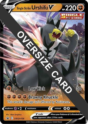 Single Strike Urshifu V SWSH106  - Holofoil Jumbo Cards - Promo