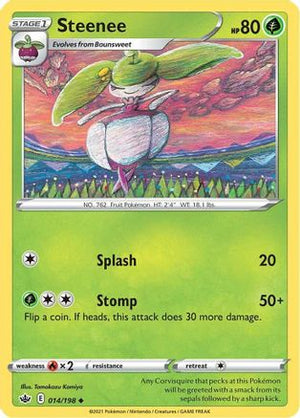 Steenee 014/198  SWSH06 Chilling Reign - Uncommon