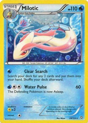 Milotic (Cosmos Holo) 028/124  - Holofoil Blister Exclusives - Promo