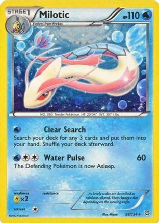 Milotic (Cosmos Holo) 028/124  - Holofoil Blister Exclusives - Promo
