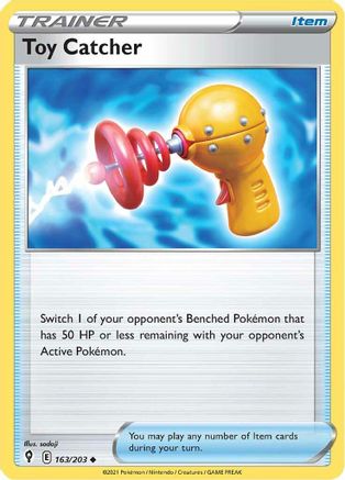 Toy Catcher 163/203  SWSH07 Evolving Skies - Uncommon