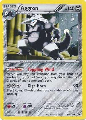 Aggron (Cosmos Holo) 080/124  - Holofoil Blister Exclusives - Promo