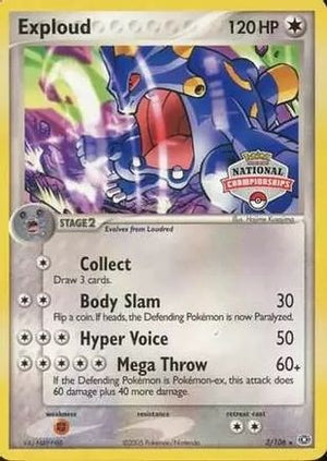 Exploud (National Championships) 003/106  League & Championship Cards - Promo