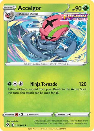 Accelgor 014/264  SWSH08 Fusion Strike - Rare