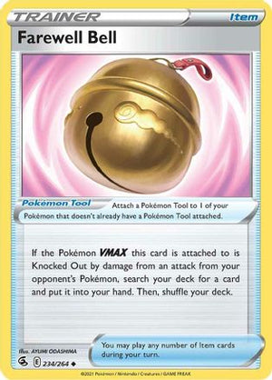 Farewell Bell 234/264  - Reverse Holofoil SWSH08 Fusion Strike - Uncommon