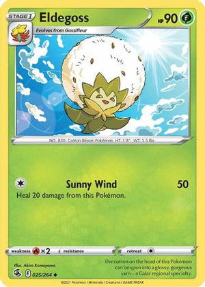 Eldegoss 025/264  SWSH08 Fusion Strike - Uncommon