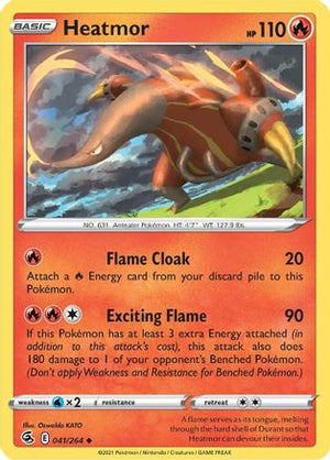 Heatmor 041/264  SWSH08 Fusion Strike - Uncommon