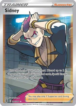 Sidney (Full Art) 264/264  - Holofoil SWSH08 Fusion Strike - Ultra Rare