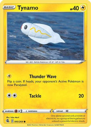 Tynamo 095/264  - Reverse Holofoil SWSH08 Fusion Strike - Common