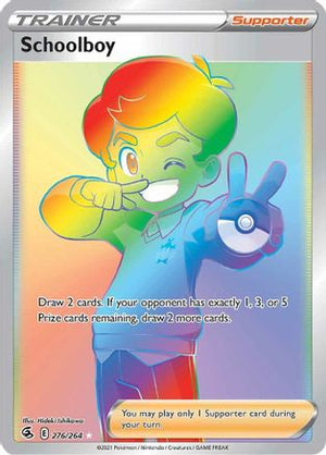 Schoolboy (Secret) 276/264  - Holofoil SWSH08 Fusion Strike - Secret Rare