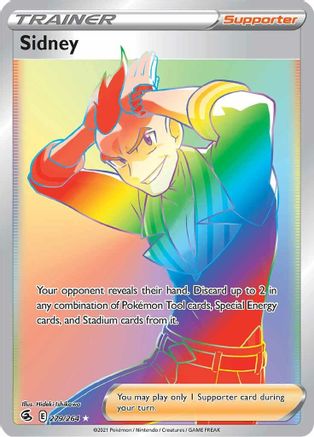 Sidney (Secret) 279/264  - Holofoil SWSH08 Fusion Strike - Secret Rare