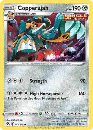 Copperajah 192/264  SWSH08 Fusion Strike - Uncommon