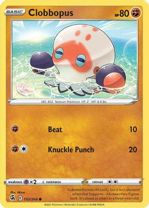 Clobbopus 152/264  SWSH08 Fusion Strike - Common