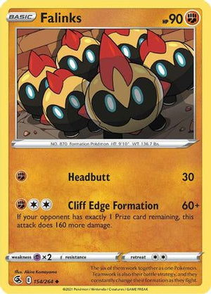 Falinks (154) (154) 154/264  - Reverse Holofoil SWSH08 Fusion Strike - Uncommon