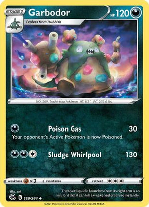 Garbodor 169/264  SWSH08 Fusion Strike - Uncommon