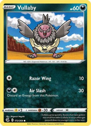 Vullaby 172/264  SWSH08 Fusion Strike - Common