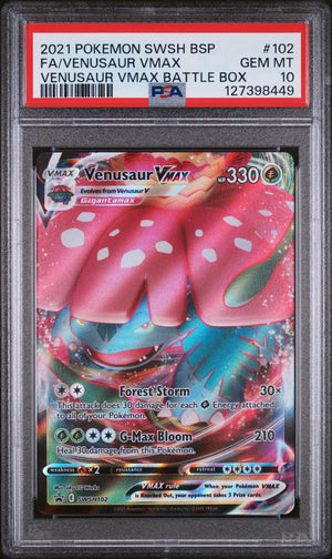 PSA 10 Venusaur VMAX SWSH102 - SWSH Battle Box Promo (8449)