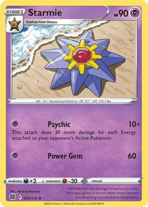 Starmie 055/172  SWSH09 Brilliant Stars - Uncommon