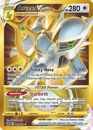 Arceus VSTAR (Secret) (184) (Secret)  184/172  - Holofoil SWSH09 Brilliant Stars - Secret Rare