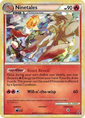 Ninetales (Cracked Ice) 007/123  - Holofoil Blister Exclusives - Promo