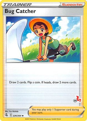 Bug Catcher (#34 Cinderace Stamped) 226/264  Battle Academy 2022 - Promo
