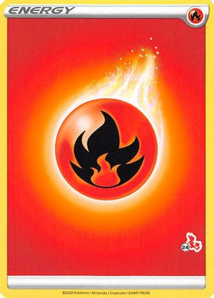 Fire Energy (#24 Cinderace Stamped)  Battle Academy 2022 - Promo