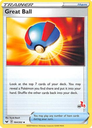 Great Ball (#48 Cinderace Stamped) 164/202  Battle Academy 2022 - Promo