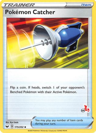 Pokemon Catcher (#54 Cinderace Stamped) 175/202  Battle Academy 2022 - Promo