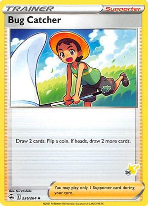 Bug Catcher (#26 Pikachu Stamped) 226/264  Battle Academy 2022 - Promo