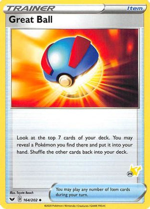 Great Ball (#29 Pikachu Stamped) 164/202  Battle Academy 2022 - Promo