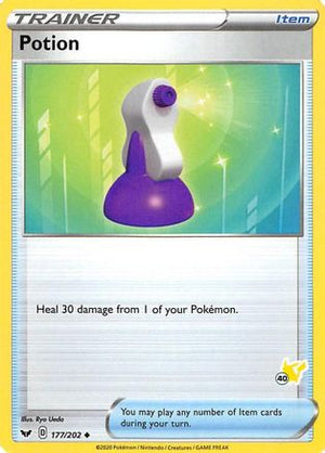 Potion (#40 Pikachu Stamped) 177/202  Battle Academy 2022 - Promo