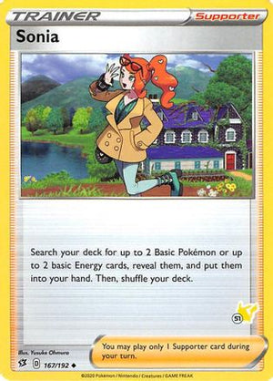 Sonia (#51 Pikachu Stamped) 167/192  Battle Academy 2022 - Promo