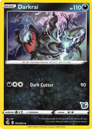 Darkrai (Eevee Stamped) 167/264  Battle Academy 2022 - Promo
