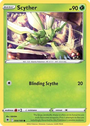 Scyther (004) (004) 004/189  SWSH10 Astral Radiance - Common