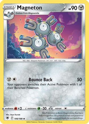 Magneton 106/189  SWSH10 Astral Radiance - Uncommon