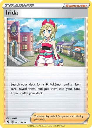 Irida 147/189  - Reverse Holofoil SWSH10 Astral Radiance - Holo Rare