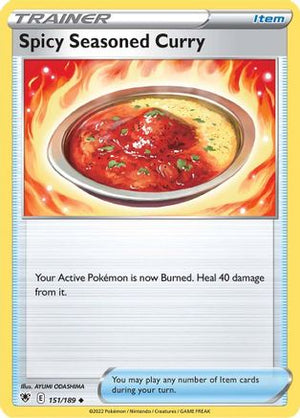 Spicy Seasoned Curry 151/189  - Reverse Holofoil SWSH10 Astral Radiance - Uncommon