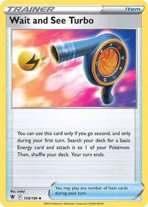 Wait and See Turbo 158/189  - Reverse Holofoil SWSH10 Astral Radiance - Uncommon