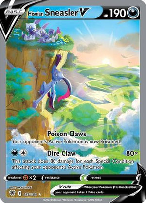 Hisuian Sneasler V (Alternate Full Art) 175/189  - Holofoil SWSH10 Astral Radiance - Ultra Rare