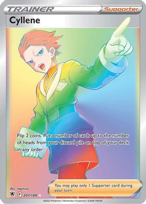 Cyllene (Secret) 201/189  - Holofoil SWSH10 Astral Radiance - Secret Rare
