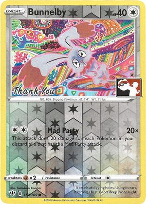 Bunnelby (Thank You Promo) 150/189  - Reverse Holofoil Miscellaneous Cards & Products - Promo