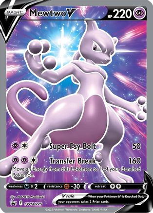 SEALED Mewtwo V SWSH229 - Holofoil SWSH Sword & Shield Promo Cards - Promo