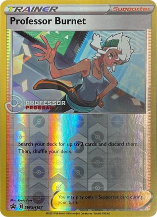 Professor Burnet (2021) SWSH167  - Reverse Holofoil Professor Program Promos - Promo