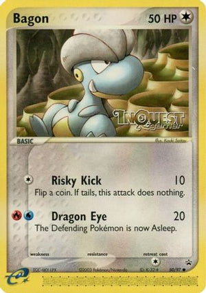 Bagon (InQuest Gamer) 050/97  Nintendo Promos - Promo