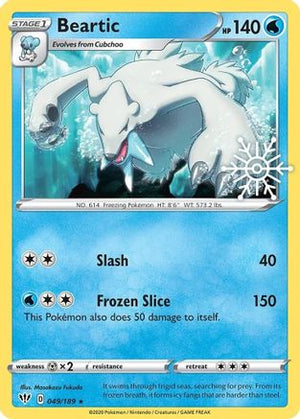 Beartic (Holiday Calendar) 049/189  - Holofoil Miscellaneous Cards & Products - Promo